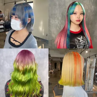ロング カラー ムラ修正/ ハイトーン💖Riaのヘアスタイル