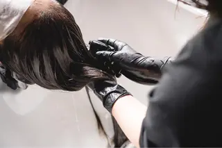 セミロング シェアハピ 隼人のヘアスタイル