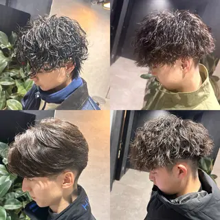 ショート パーマ メンズ 【メンズサロン】 BLUCK 横浜のヘアスタイル