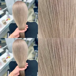 ロング カラー とろける艶髪レイヤー カット髪質改善しゅんのヘアスタイル