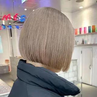 ミディアム カラー ブリーチ/ブロンド 🕊️/綾瀬/カズヤのヘアスタイル