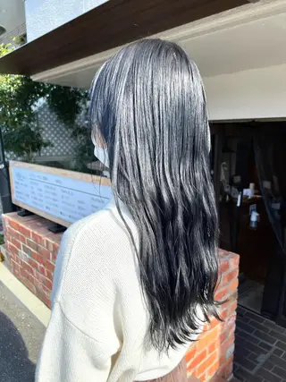 セミロング カラー ✂︎透明感カラー特化 /日和優真✂︎のヘアスタイル