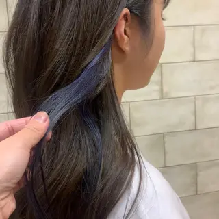 セミロング カラー Hair Resort Noble(ヘアリゾートノーブル)所属・オオヤ カナのヘアスタイル