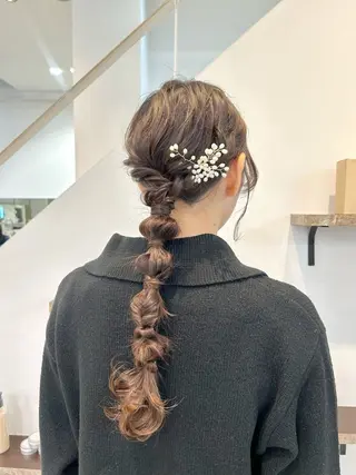 ロング VIEW Tokyo所属・🎀ミディアムボブ/ 縮毛矯正/ひかりのヘアスタイル