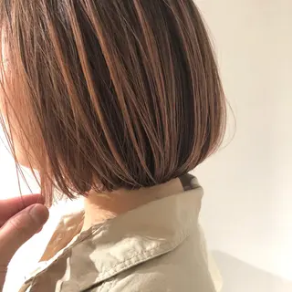 ショート 艶レイヤー/艶髪矯正 /ケラトリ/石井のヘアスタイル
