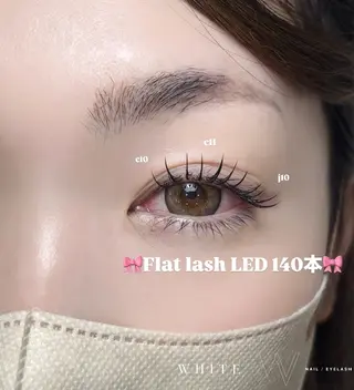 マツエク・マツパ WHITE所属・Luna WHITEのマツエク・マツパデザイン