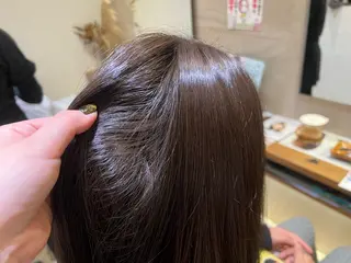 ミディアム 🫧韓国ヘア 透明感 カラー🫧福田 楓のヘアスタイル