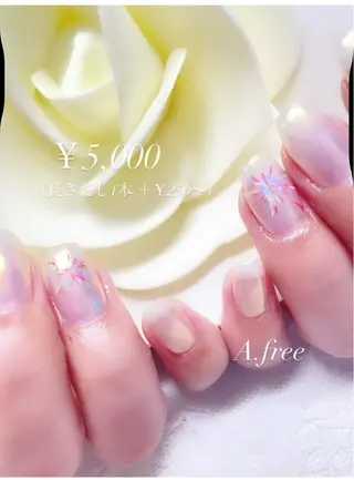 ネイル A.free✧*｡ アレルギー対応✧*｡のネイルデザイン