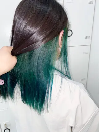 セミロング 💍大人デザイン /ハイトーン♡リクトのヘアスタイル