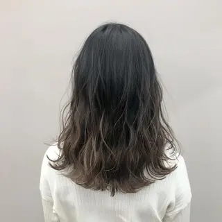 ミディアム 関 京磨のヘアスタイル