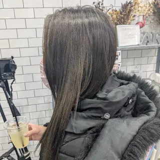カラー 多田 遥香のヘアスタイル