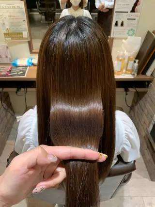 ロング ADORE by happiness所属・髪質改善透明感カラー ayukaのヘアスタイル