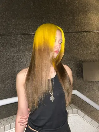 ロング カラー 【デザインカラー】 Ryutoのヘアスタイル