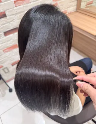 ロング 許田 心渚のヘアスタイル