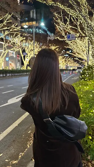 セミロング NAGISA 🎀透明感カラー🎀のヘアスタイル