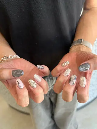 メンズ 7LOOKS フェンのネイルデザイン