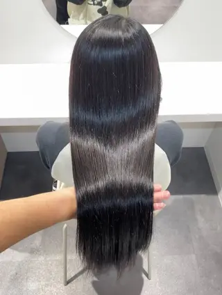 ロング カラー 髪質改善水素TR× レイヤーカット/熊澤のヘアスタイル