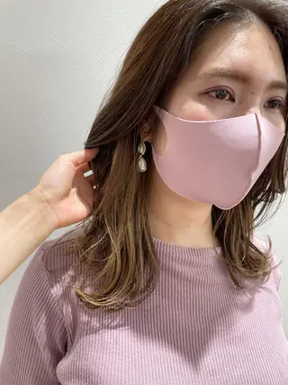 セミロング カラー ヘアアレンジ Stir maison[ステアメゾン]所属・layer cut /MIKUのヘアスタイル