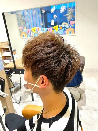 パーマ 安田 美由紀のヘアスタイル