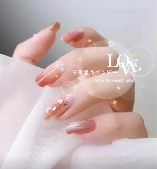 ネイル ラベンダー💖日暮里 ルル💖ネイルのネイルデザイン