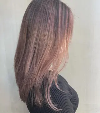 セミロング ブリーチ/アレンジ 天満/chihiroのヘアスタイル