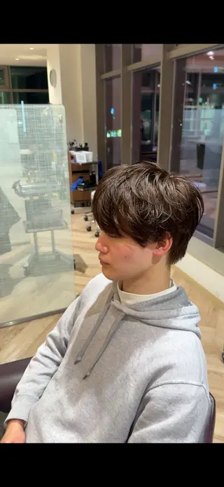 ショート メンズ メンズ特化/ センターパート/八谷のヘアスタイル