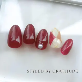ネイル gratitude 牧田のネイルデザイン