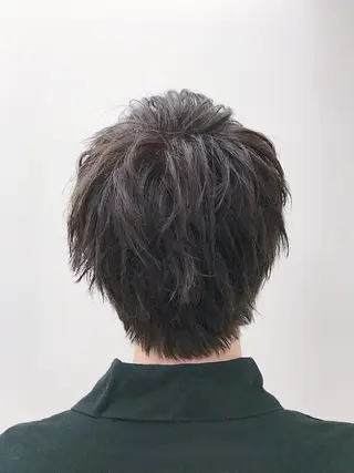 カラー メンズ ブリーチカラー/ 岩破瑞希のヘアスタイル