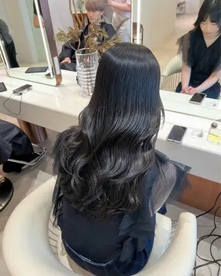 ロング カラー 韓国レイヤー🇰🇷 韓国研修◎渋谷カイトのヘアスタイル