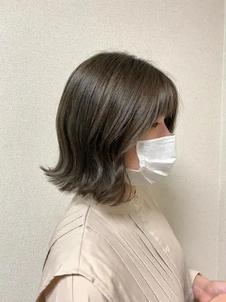 ミディアム 原 朱莉のヘアスタイル