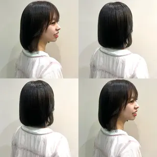 ミディアム 透明感カラー 🌱多田 望花のヘアスタイル