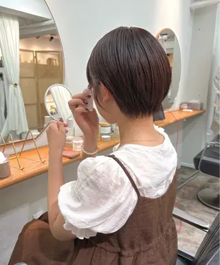 ショート カラー aiko【艶カラー ・ミニモ年内で終了】のヘアスタイル