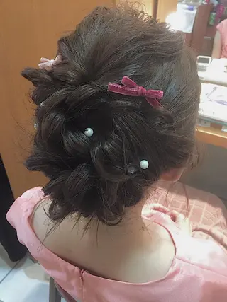 セミロング カラー ヘアアレンジ 可愛いを作る神 ナオヒロのヘアスタイル