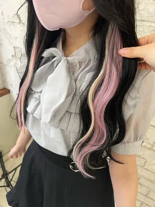 ロング エクステ＆艶カラー 🎀YURINA🎀のヘアスタイル