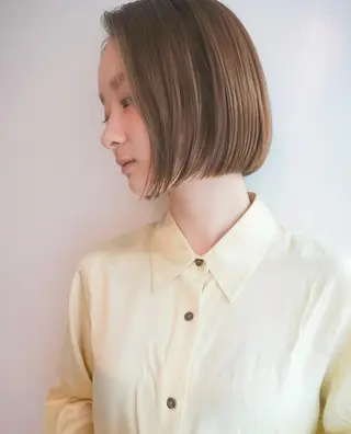 ショート パーマ THE DAY所属・AKI HASHIMOTOのヘアスタイル