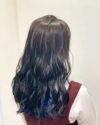 ロング 💎大人ハイライト 💎上杉一也💎のヘアスタイル