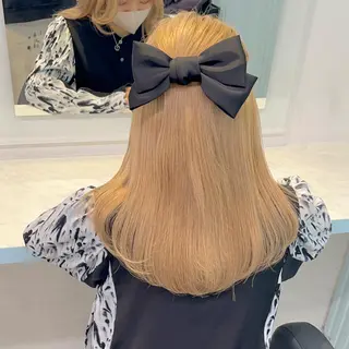 セミロング カラー ヘアアレンジ 愛されカラー🩷 はるなのヘアスタイル