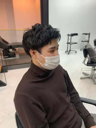 パーマ 🌷ラベンダーピンク 顔まわり🌷ねいろのヘアスタイル