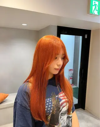 ロング 🌈モテ色 村上のぶきのヘアスタイル