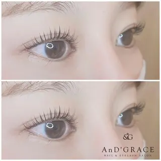 マツエク・マツパ AnD'GREACE 植田店のマツエク・マツパデザイン