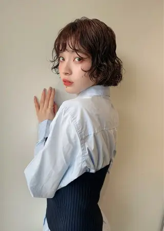 ショート パーマ 原宿パーマ kazuのヘアスタイル