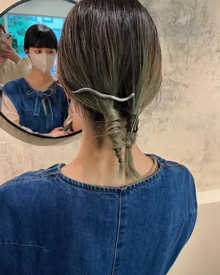 ミディアム 西山 紗耶香🪽 透明感カラー/ボブのヘアスタイル