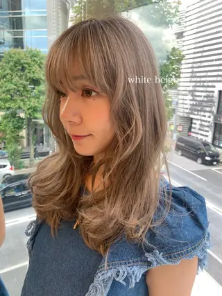 カラー ラベンダー/レイヤー スタイル🤎mamiのヘアスタイル