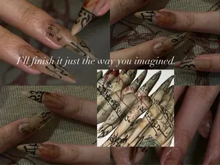 ネイル 8113 海外/y2k/韓国のネイルデザイン