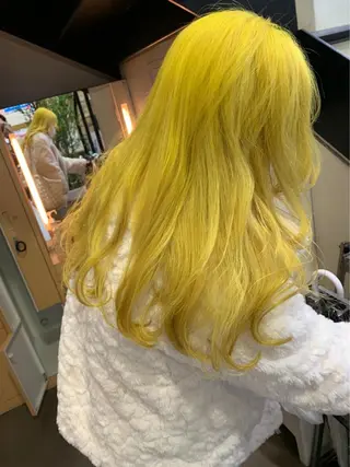 ロング カラー ヘアアレンジ メンズ 似合わせレイヤーʚɞ ハッシュカットriiのヘアスタイル