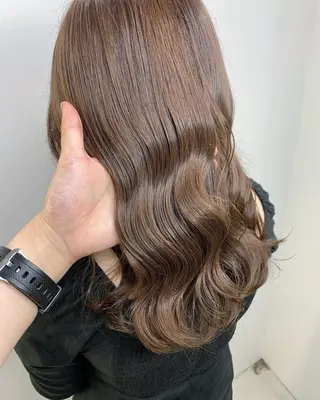 ロング カラー ダブルカラー寒色系 ボリューム改善ハヤトのヘアスタイル