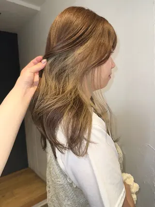 カラー YURiA レイヤー🫧のヘアスタイル