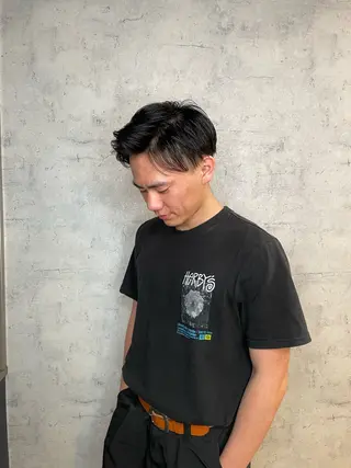 ショート パーマ メンズ salon ORO sapporo所属・本田 留菜のヘアスタイル