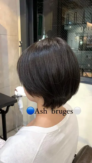 ショート カラー ハルキ/表参道/ ベージュ/暖色/特化のヘアスタイル