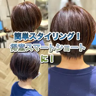ショート カラー 長津 健一郎のヘアスタイル